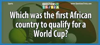 Plus, get an introduction to the parts of a golf course and clubs, and frequently asked questions. Question Which Was The First African Country To Qualify For A World Cup
