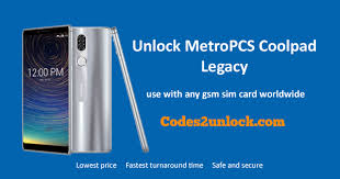 El procedimiento es el siguiente: How To Unlock Metropcs Coolpad Legacy Easily Codes2unlock Blog