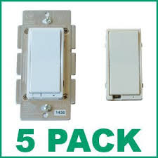 5 Ge 12730 Z Wave In Wall Smart Fan Control 5 Pack Ceiling Fan Switch Packing Wall Fans