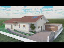 Distribuire le spazialità in un appartamento di 100 mq. Villa Unico Livello 120 Mq Edificius 3d Rendering Youtube
