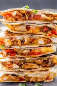 I feel like these chicken and cheese quesadillas could possibly solve all of the world's problems. Chicken Fajita Quesadilla Recipe Valentina S Corner