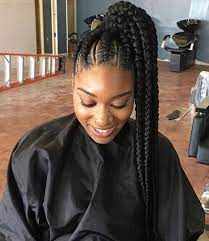 23 Renewed Goddess Braids Ponytail Hairstyles Braided Ponytail Hairstyles Cornrow Hairstyles Hair Styles