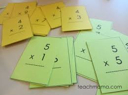 Browse other math flashcard in the mathematics category or browse other categories. Mastering Multiplication Tables With Mini Flash Cards Teach Mama