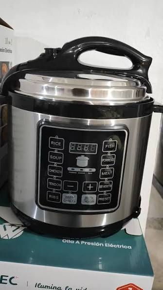 *OLLA ELECTRICA A PRESIÓN* OLLA ELECTRICA APRESIÓN , 1 MES DE GARANTÍA ,  NUEVA, 1000w, MARCA INLEC