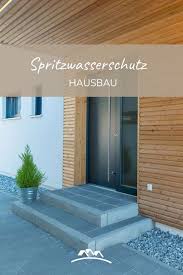 Die Hausumrandung Spritzschutz Fur Das Haus Haus Bauen Fassade Haus Anbau Haus