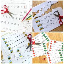 With our patterns worksheets and printables, students of all ages and levels can explore patterns, use their reasoning skills to complete them, and even create their own! Fun Preschool Scissor Skills Worksheets For Kids Look We Re Learning