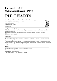 Pie Charts Castleford Academy