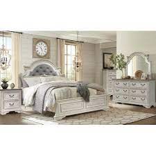 August Grove Pia Panel 4 Piece Bedroom Set Size King Ashley Furniture Bedroom Bedroom Set Bedroom Panel