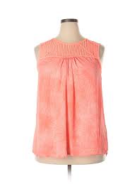 Details About Apt 9 Women Pink Sleeveless Blouse 1x Plus