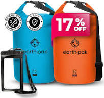 Earth Pak Bolsa seca impermeable – Mochila impermeable enrollable que  mantiene el equipo seco para kayak, playa, rafting, canotaje, senderismo,  ...