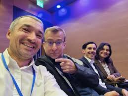 4 cyber security experts enjoying a pretty good governance conference  powered by National Cybersecurity Competence Center