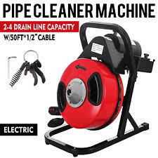 A plumber's snake, drain snake or drain auger, is a tool that reaches down into pipes to remove clogs. 50 Ft Compact Electric Drain Pipe Cleaner Sewer Snake Auger Power Feed Gfci For Sale Online Ebay