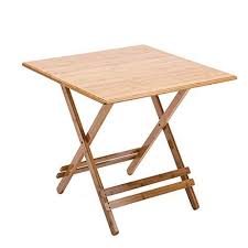 Nj Folding Table Household Foldable Square Dining Table Small Apartment Restaurant Portable Dinner Table Outdoor Bamb Square Dining Tables Dining Table Table
