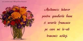 Multumesc Multumesc Tuturor Pentru Gandurile Bune Si Urarile Frumoase Pe Facebook