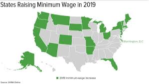 many states and cities raise their minimum wage in 2019