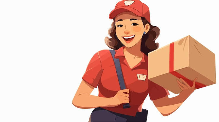 Vetores de Entregadora mulher - Baixe vetores grátis de alta qualidade | Magnific (antes Freepik)