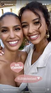 Chloé Mortaud s'est mariée