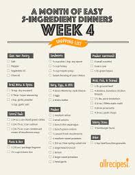 Check spelling or type a new query. A Month Of Easy 5 Ingredient Dinners Allrecipes