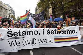 Serbia police clash with right-wing protesters at LGBTQ march | Reuters