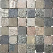 Multicolor Natural Stone Slate Wall Tiles Wall Tiles Mosaic Wall Tiles