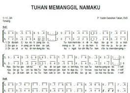 Pin Oleh Smart Partitur Di Partitur Kor Satb Notasi Angka Lagu Rohani Kristen Kata Kata Tuhan Nama