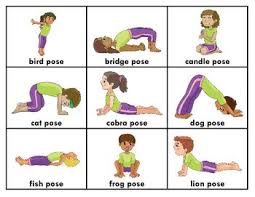 Yoga Poses Printable Posters Flashcards Coloring Pages