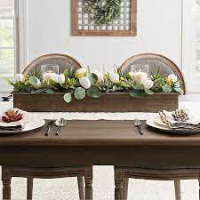 Tulip Succulent And Greenery Mixed Centerpiece Kirklands Dinning Room Centerpieces Dining Room Table Centerpieces Farmhouse Table Centerpieces