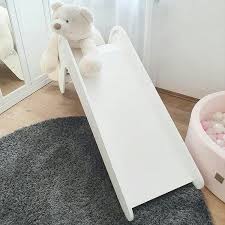 Holzrutsche In Weiss Kinderrutsche Kinder Rutsche Kinder Holz