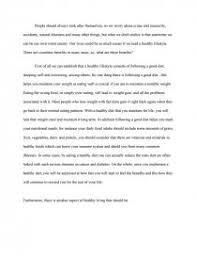 Subscribe to our free newsletters to receive latest health news and alerts to your email inbox. Healthy Lifestyle Essay