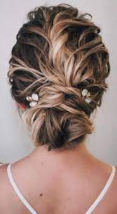 If you're one for easy wedding hairstyles, try the simple but cute, messy bun. Wedding Updos For Medium Length Hair Bridal Updos Wedding Updo Hairstyles For Black Hair Wedding Updos Black Hair Updo For Wedding Guest Wedding Updos With Braids Romantic Wedding Updos Wedding Updos