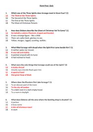 From the meaning of mistletoe to the original date and st. A Christmas Carol Stave 4 Quiz And Answers Worksheet Teaching Resources