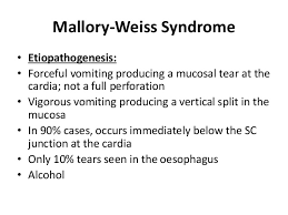 A person with an esophageal rupture could have profound chest or throat pain, shortness of breath and hematemesis (vomiting of blood). Oesophagus Perforation Mallory Weiss Syndrome And