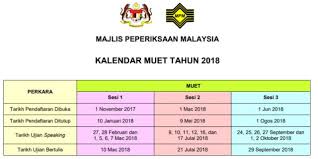 Semakan status pendaftaran muet sesi mac 2018 online dan sms| sebenarnya hari ini aku nak kongsi kepada calon yang ingin mengambil peperiksaan muet sesi november 2017 untuk menyemak status pendaftaran / slip daftar mereka. Pendaftaran Muet Sesi 3 November 2018 Online Semakan Upu