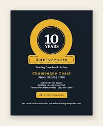 This print ready premium flyer template includes a 300 dpi print ready cmyk file. 9 Anniversary Party Flyers Psd Ai Indesign Free Premium Templates
