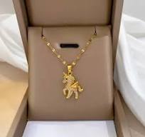 European and American fashion unicorn necklace for women cute cartoon  inlaid zircon unicorn pendant jewelry accessories for girl - AliExpress