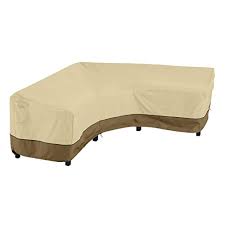4.4 out of 5 stars. Buy Classic Accessories Veranda Waterproof Patio V Shaped Sectional Sofa Cover Heavy Duty Patio Furniture Lounge Set Cover With Air Vent And Attachment Strap 100 Inch Online In Indonesia B078c6ygxn