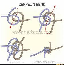 ZEPPELIN BEND - iFunny | Rope knots, Paracord knots, Survival knots
