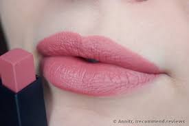 Yves Saint Laurent Rouge Pur Couture Exclusive The Slim Glow Matte Lipstick Pin On Lip Makeup