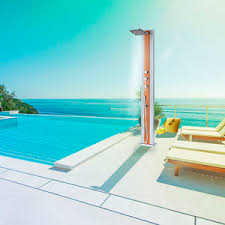 Essentials like outdoor clocks, showers, pool themometers, and more. Pool Outdoor Shower All Architecture And Design Manufacturers Videos
