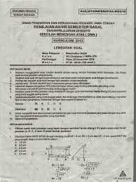 Latihan online penilaian akhir tahun (pat) matematika smp/mts kelas 7 (vii) tahun 2021. Pembahasan Soal Pas Matematika Wajib Kelas Xii Tahun 2018 2019 Pdf