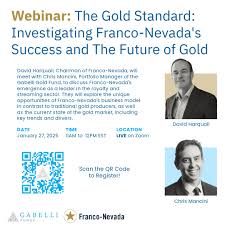 Our upcoming webinar, The Gold Standard: Investigating Franco-Nevada's  Success and the Future of Gold will be held LIVE