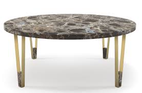Ein marmor couchtisch in oval, rund oder eckig: Ionic Center Table Round Desaive Design