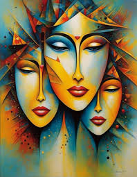 Abstract art with AI: Enjoying the journey