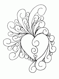 If you had to pick one paint to represent your personality, what would it be? 9 Pics Of Intricate Heart Design Coloring Pages Intricate Heart Coloring Home