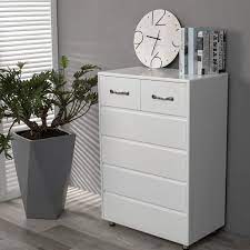 Shop with afterpay on eligible items. Tall Dressers For Bedroom 6 Drawer Dresser In Home Heavy Duty Mdf Chest Of Drawers Side Table Bedroom Furniture Vertical Storage Cabinet For Closet Entryway Hallway Nursery Office White Q14237 Walmart Com
