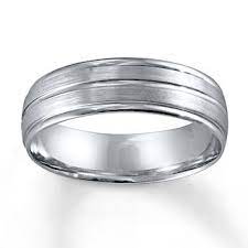 Wedding Band 10k White Gold 6mm Rings Clearance Jared In 2020 Mens Wedding Rings Cool Wedding Rings Mens Wedding Bands