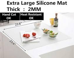 Amazon Com Lincan Thick Silicone Mat 2mm Extra Large Multipurpose Silicone Heat Resistant Nonskid Table Mat Counte In 2020 Silicone Mat Heat Resistant Table Mats