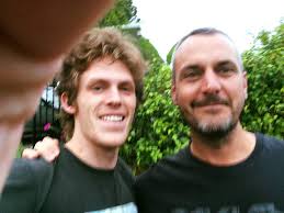 Family friend, Richard Bourne, called in today to show his respect to Luke  whilst visiting the UK from New Zealand. Richard's family had welcomed Luke  into their home whilst he had been