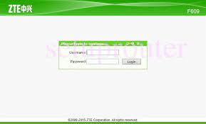 If you are still unable to log in, you may need to reset your router to it's default settings. Zte F609 Login Instructions
