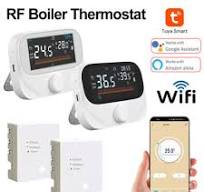 RF Boiler Thermostat For Tuya Wireless Wifi Programmable Room Thermostat |  eBay